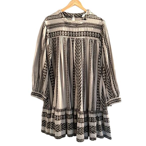 Devotion Twins Ella Midi Dress Small Flowy Anthropologie Stripe Boho Bohemian